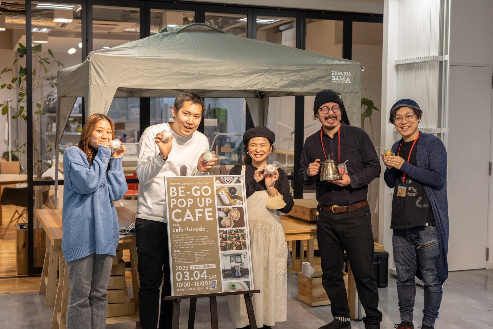 ビィーゴ POP UP CAFE Vol.3』cafe・hinodeさんの出店の様子をレポート